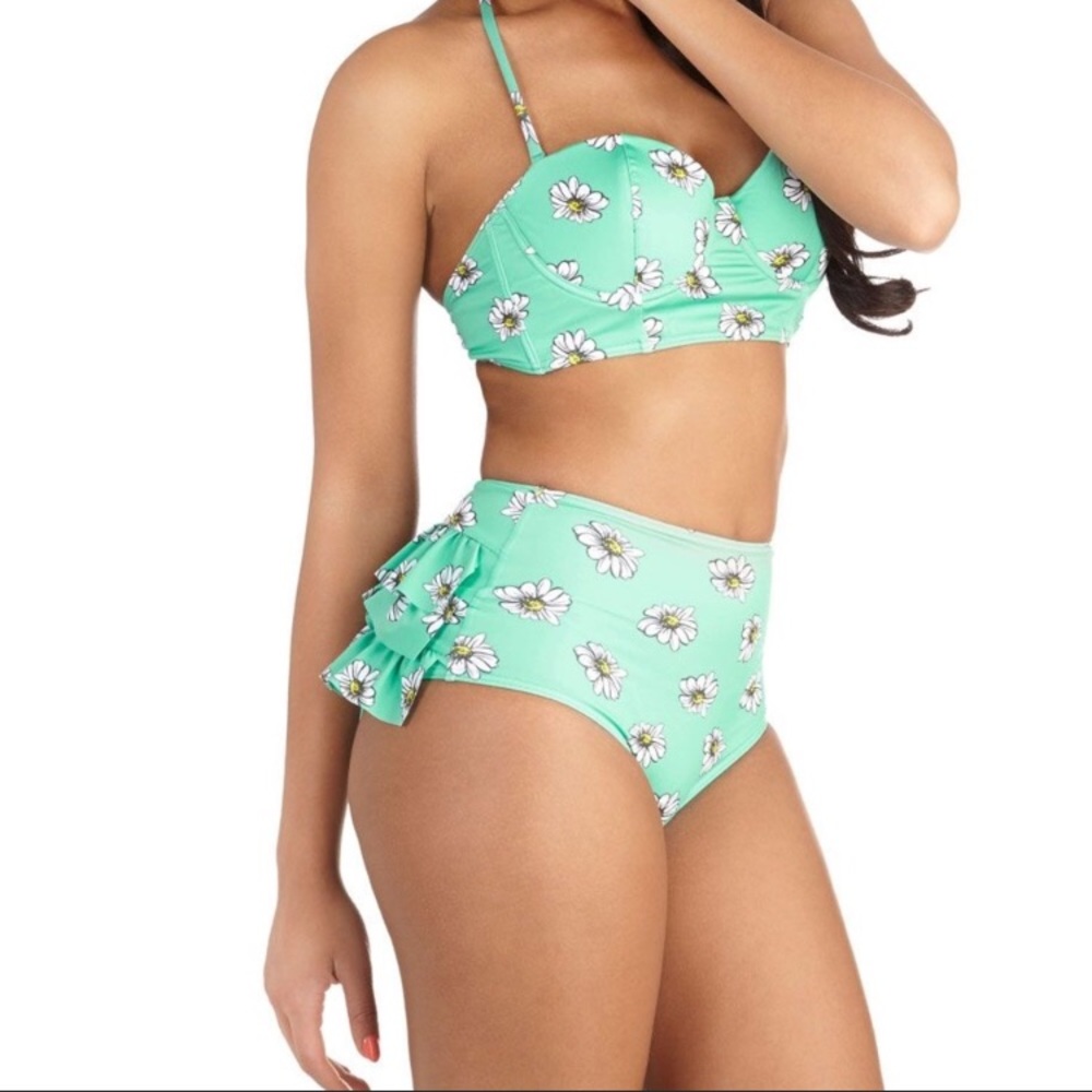 Daisy High Waisted Swimsuit